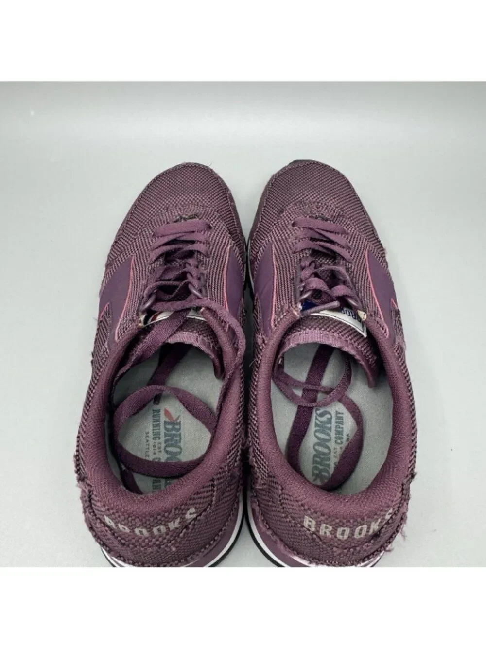 Brooks Heritage Chariot Womens Shoes 8 Purple Athletic Running Lace Up Sneaker